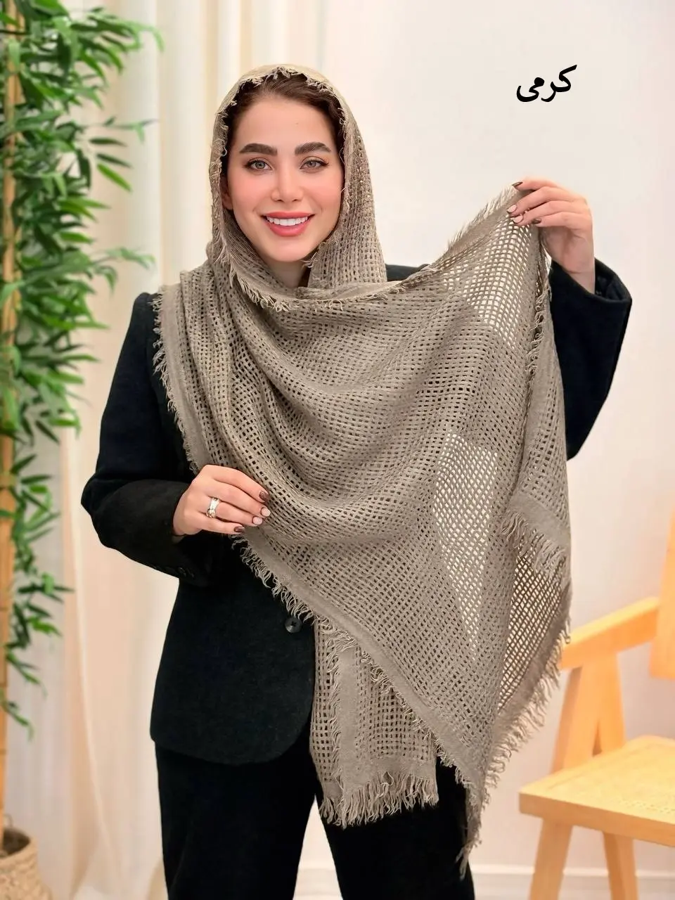 3634-شال پاییزه دلینو